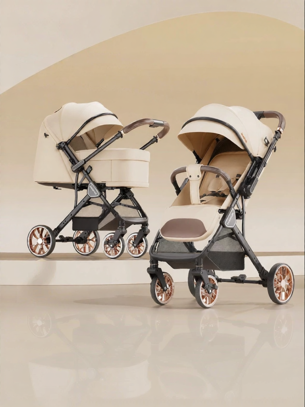 Beeshum | Sit and Lie Baby Stroller Light Foldable 0-3 Years ราคา 15,330 บาท*ส่งฟรี