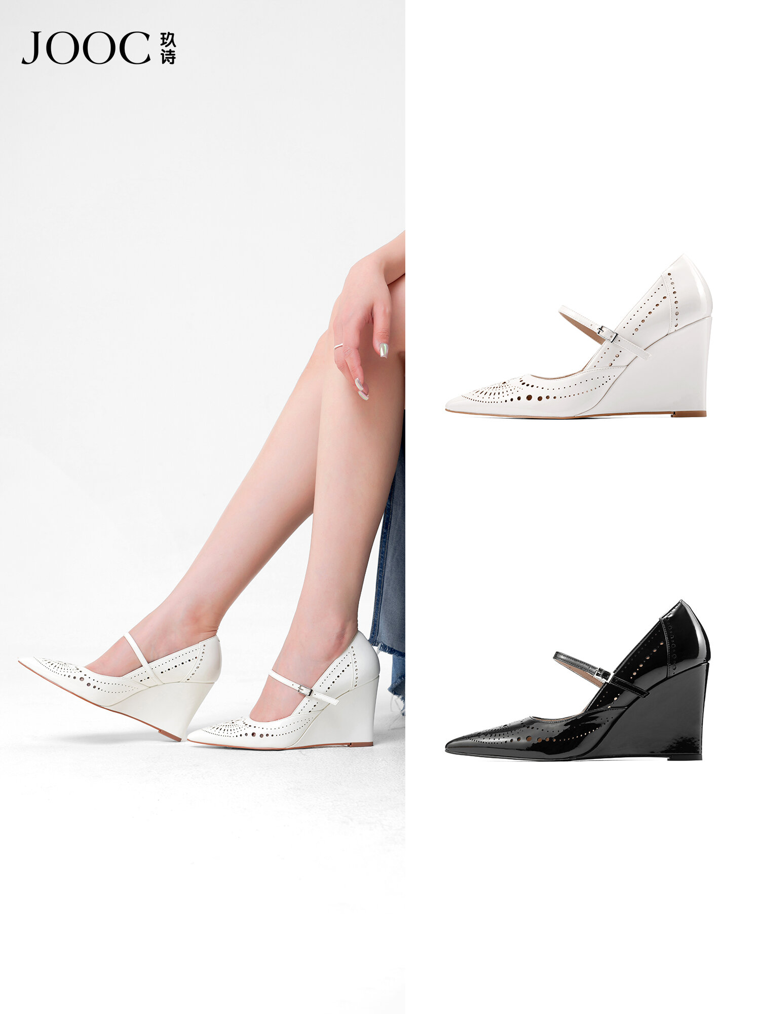 JOOC | Commuter Stylish Heels Spring New Style Platform Sandals ราคา 8,371 บาท*ส่งฟรี