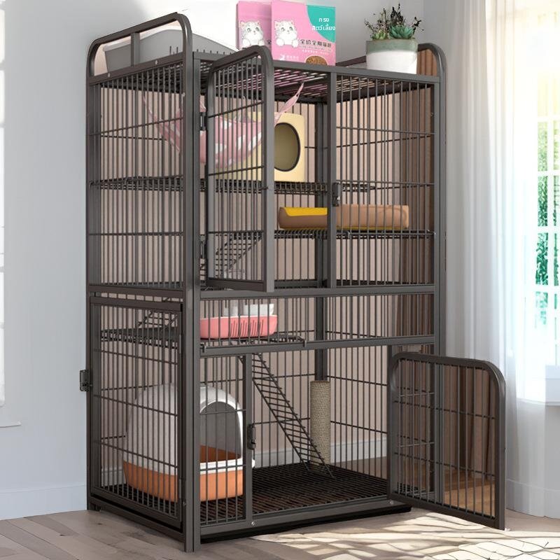 Keluojing | Large Space Three-Level Cat Cage ราคา 2,116 บาท*ส่งฟรี