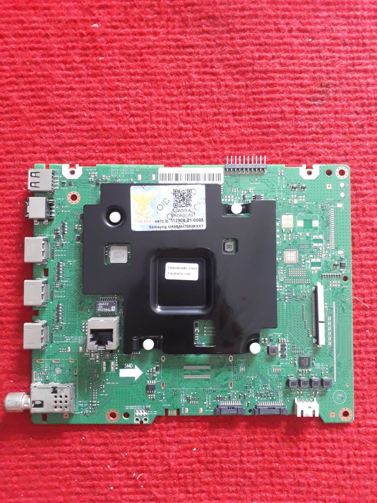 Samsung Tv Motherboard Ua50Au7002Kxxt Pass Va50Us125Howbe 100% Genuine, Tested before Shipping. ราคา 580 บาท*ส่งฟรี