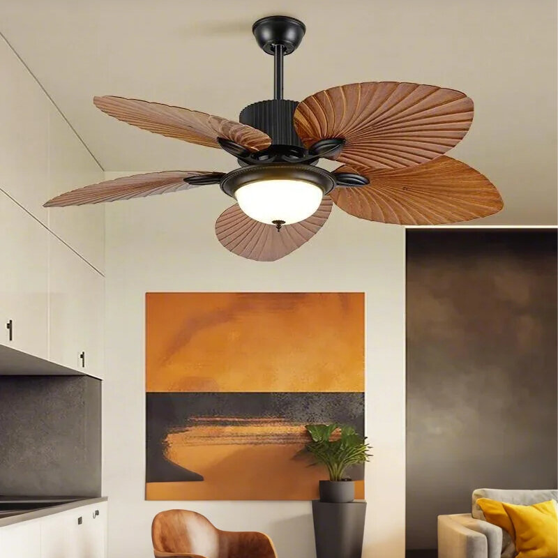 MR.LAMP | Retro Southeast Asian Ceiling Fan Light ราคา 8,313 บาท*ส่งฟรี