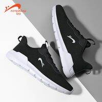 K-BIRD | รองเท้าวิ่งสำหรับผู้ชาย ซัมเมอร์ สีดำ ช่วยลดแรงกระแทก