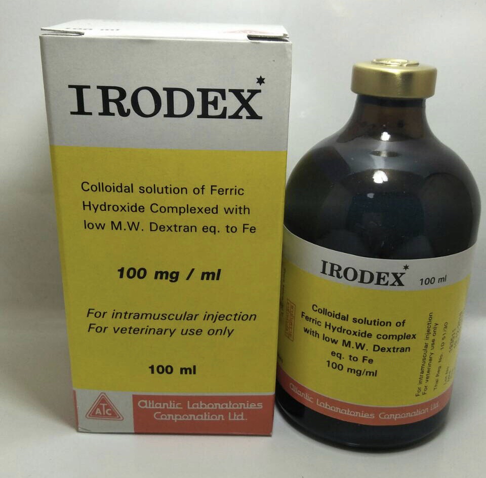 Irondex 100 ธาตุเหล็ก เสริมลูกสัตว์