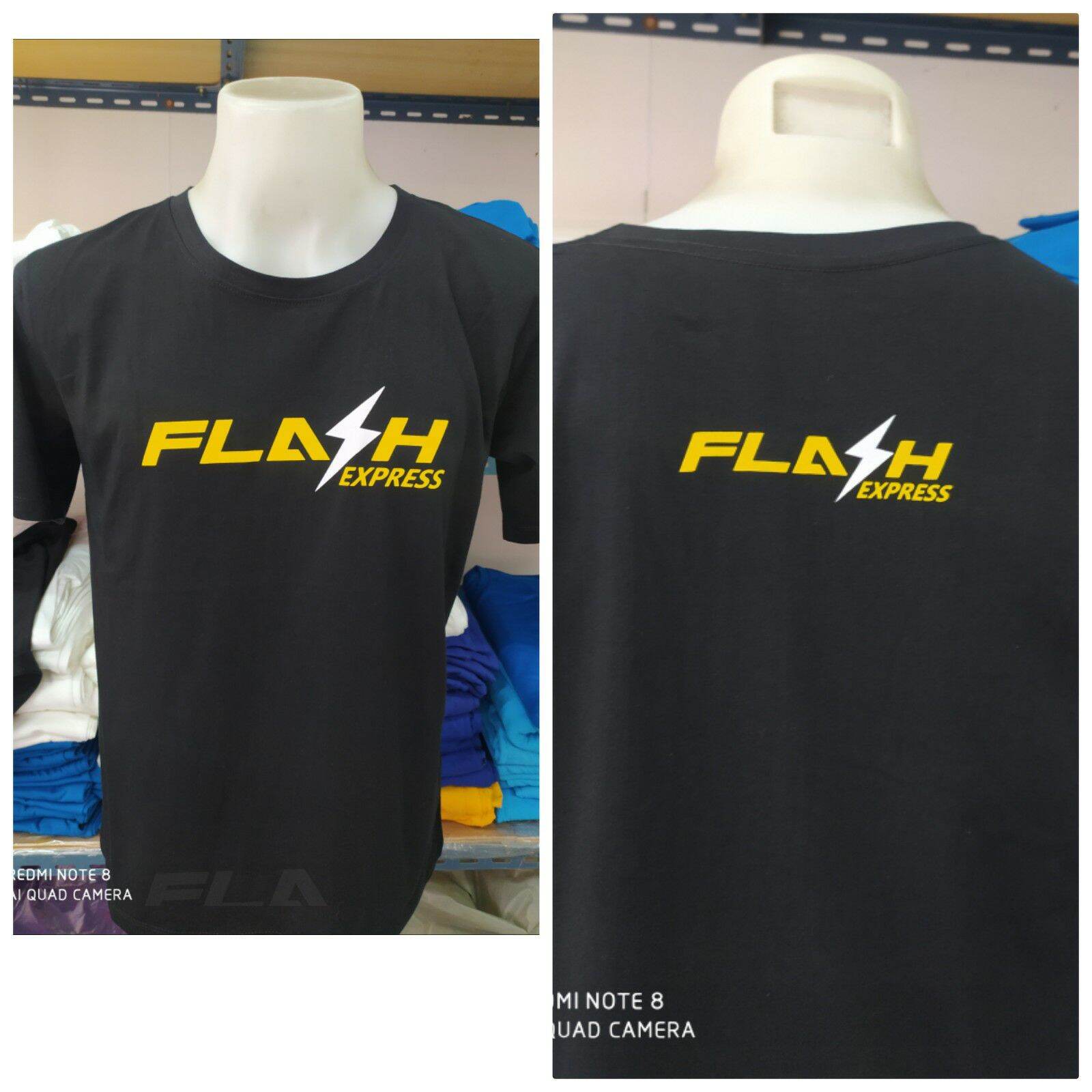 #เสื้อFlashexpress สกรีน 2จุด หน้า หลัง#flash expressเสื้อยืด #เสื้อทำงานFlash