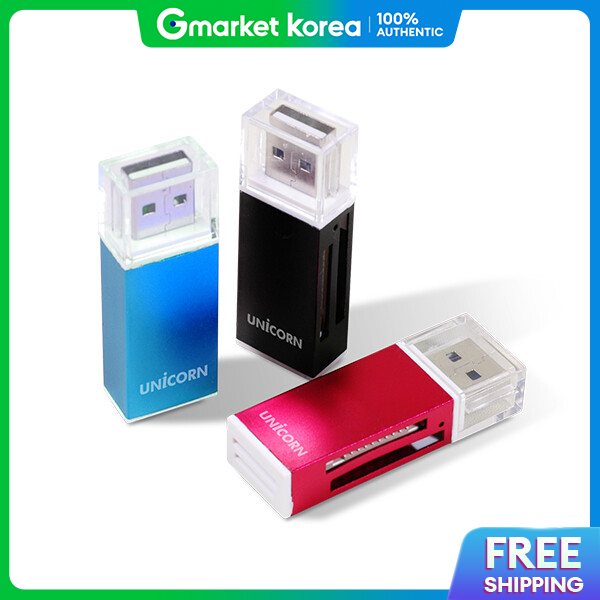 UNICORN | USB 2.0 Portable Multi Card Reader Sd Microsd T-Card USB Flash Drive Laptop Pc ราคา 474 บาท*ส่งฟรี