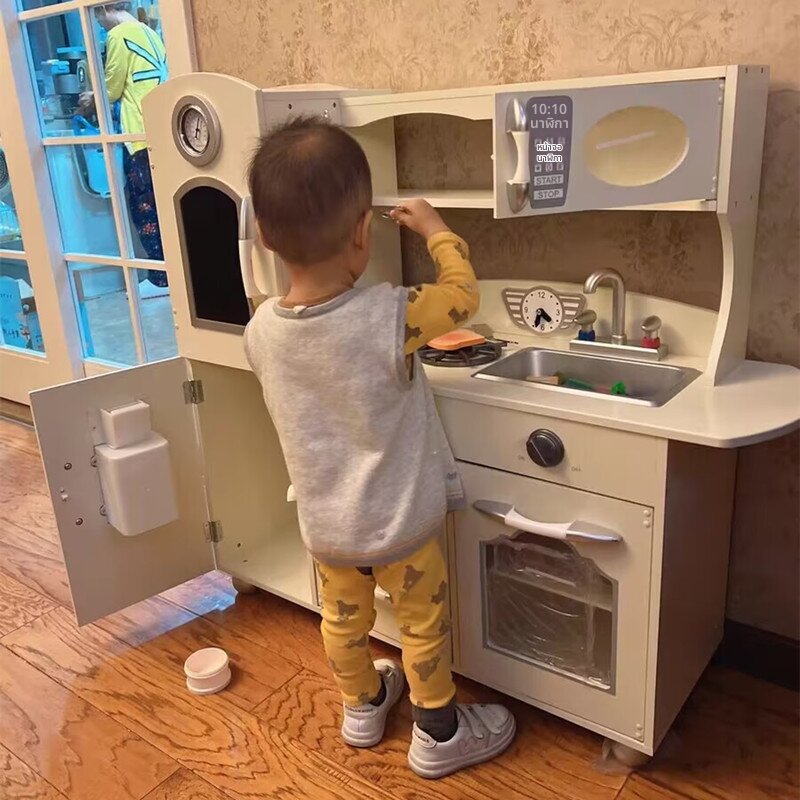 Teamson Kids | Wooden Sound and Light Kitchen Toy ราคา 7,527 บาท*ส่งฟรี