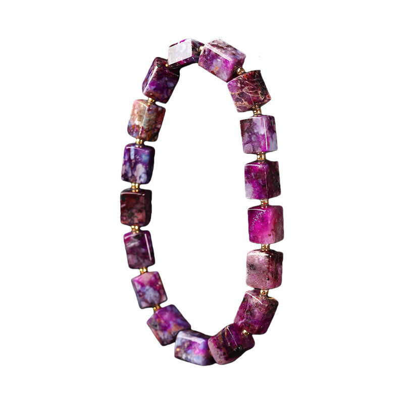 QINBAOSHUIJING | Full Color Translucent Sugilite Bracelet ราคา 18,440 บาท*ส่งฟรี