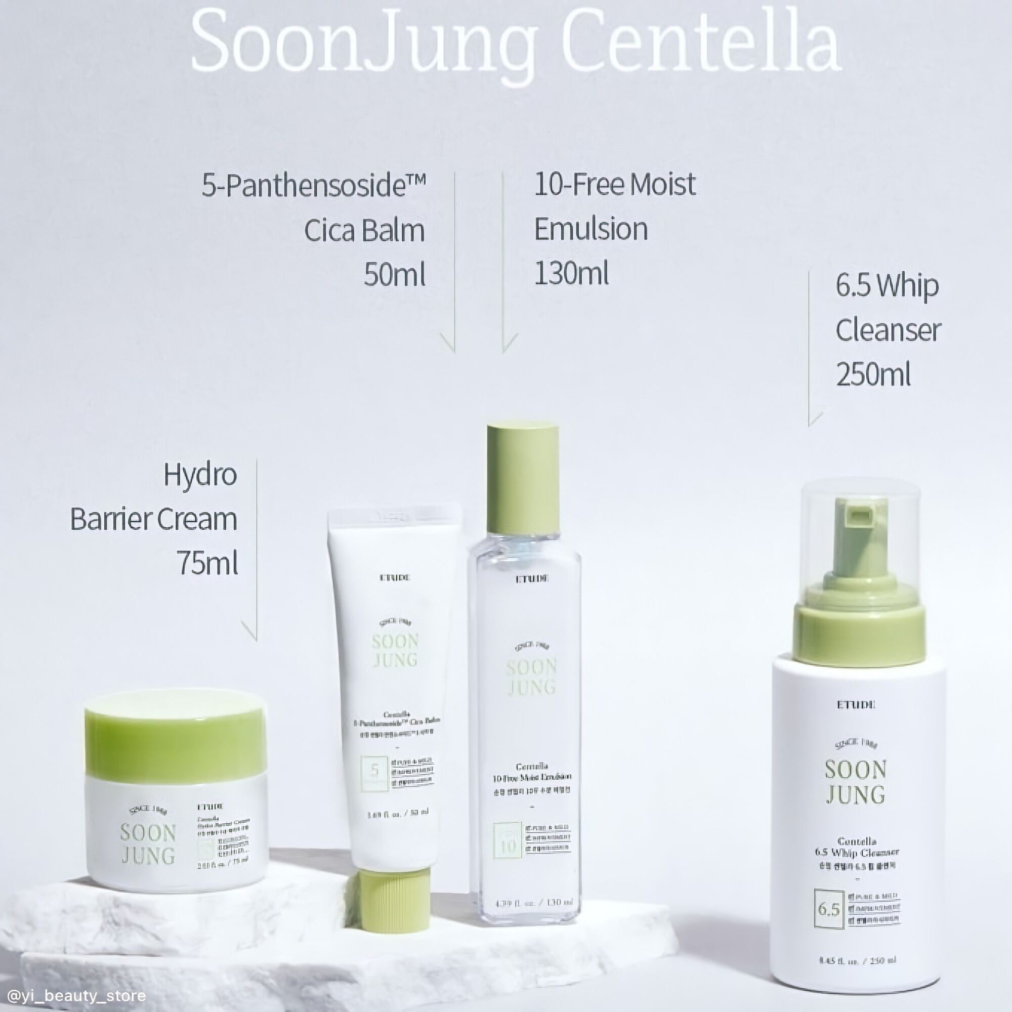 พร้อมส่งใหม่🍀Soon Jung Centella 5Panthensoside Cica Balm, Hydro