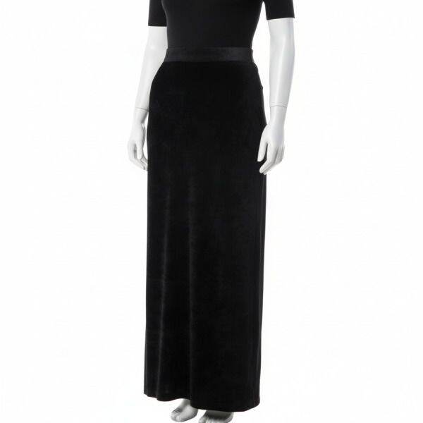 กระโปรงแฟชั่น กระโปรงทรงเอสไตล์เกาหลี Balenciaga บาเลนเซียก้า | กระโปรงยาวกำมะหยี่ 751375 Tov10 1000 818178