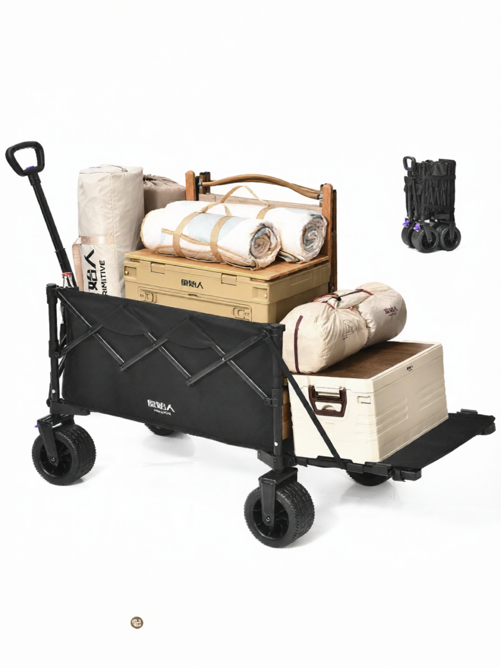 The Primitive | Outdoor Camp Folding Cart Child-friendly Reclining Handcart