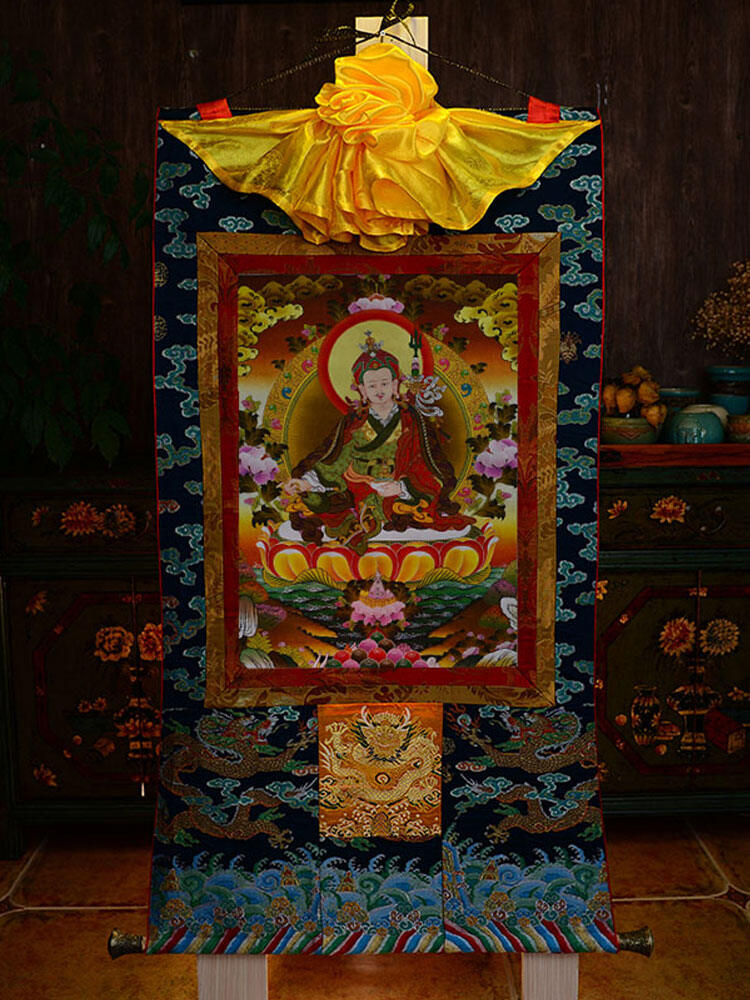 [OSITE | Nepalese Cotton Handmade Framed Thangka of Guru Rinpoche,OSITE | Nepalese Cotton Handmade Framed Thangka of Guru Rinpoche,] ราคา 2,158 บาท*ส่งฟรี