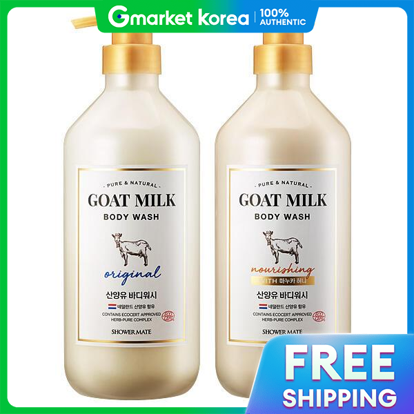 รูปสินค้า ART BOX | Artbox / Aekyung Industrial Aekyung Shower Mate Goat Milk Body Wash 800ml X2