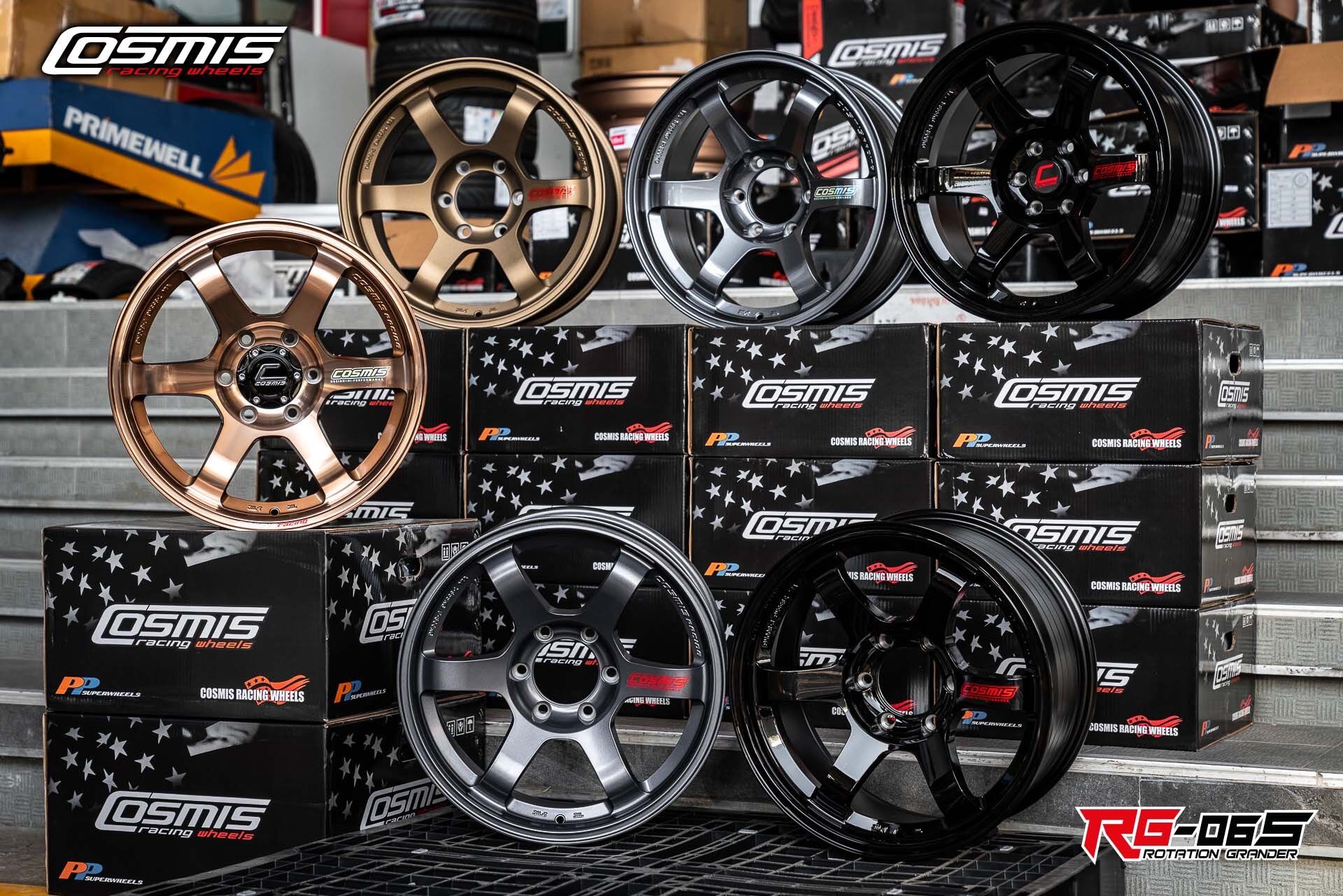 ล้อ Cosmis RG06S ขอบ 18 หกรู สวย สปอร์ต ทนทาน เบาแกร่ง ราคาต่อสี่วง ลดอีก2000 ราคา 24,000 บาท*ส่งฟรี
