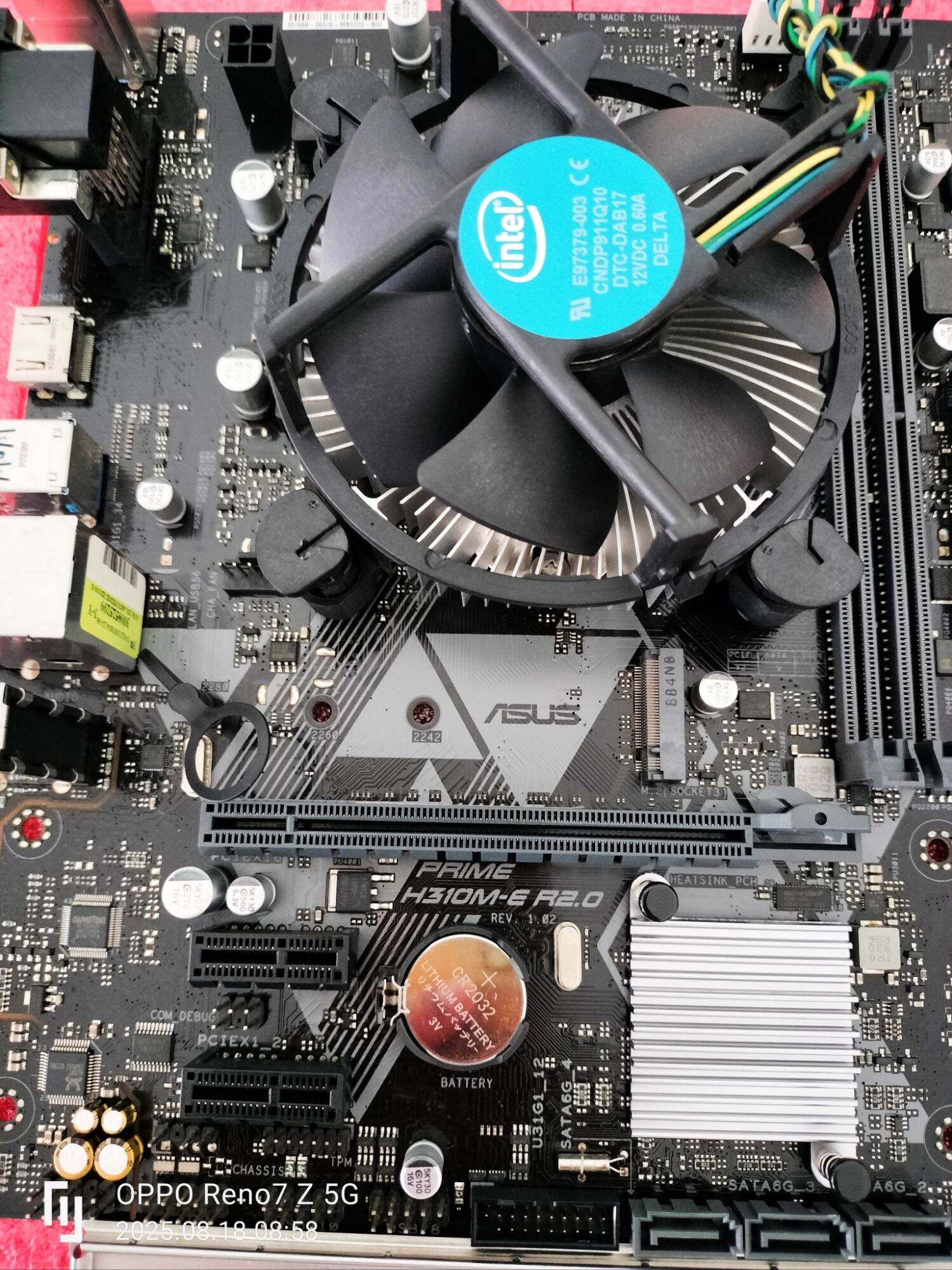 CPU Intel I5-8400พร้อมเมนบอร์ด ASUS H310M สภาพสวย ใช้งานปกติ