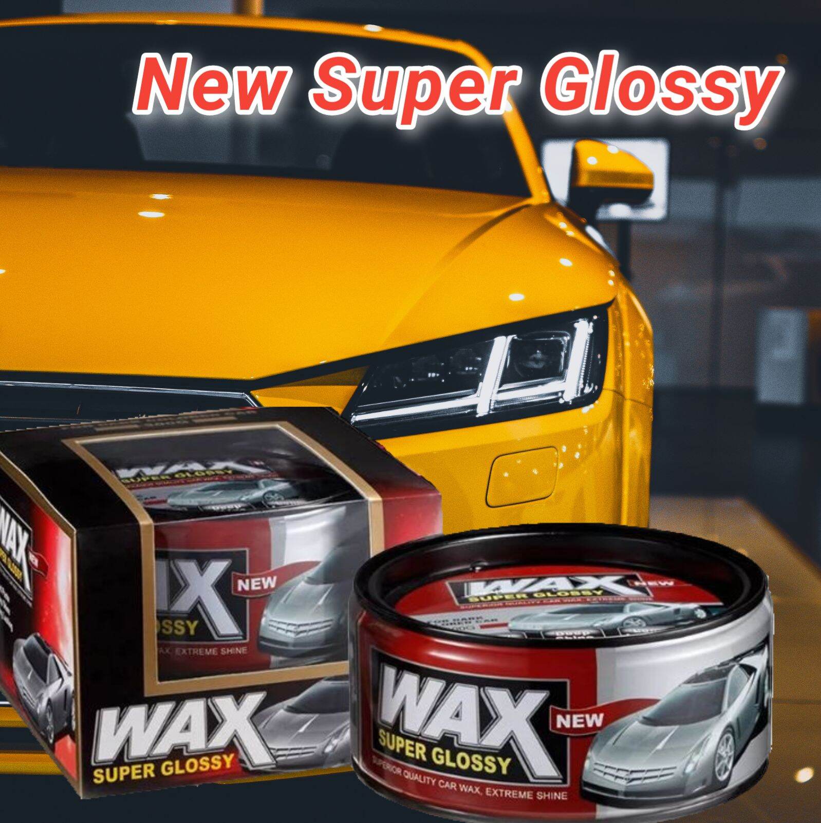 🔥Wax ของแท้ 💯% Wax เคลือบสีรถ แว๊กซ์ขี้ผึ้ง พร้อมคุณสมบัติกันน้ำ มีทุกสีรถ แถมฟรีฟองน้ำ (เงางามน้ำไม่เกาะ)