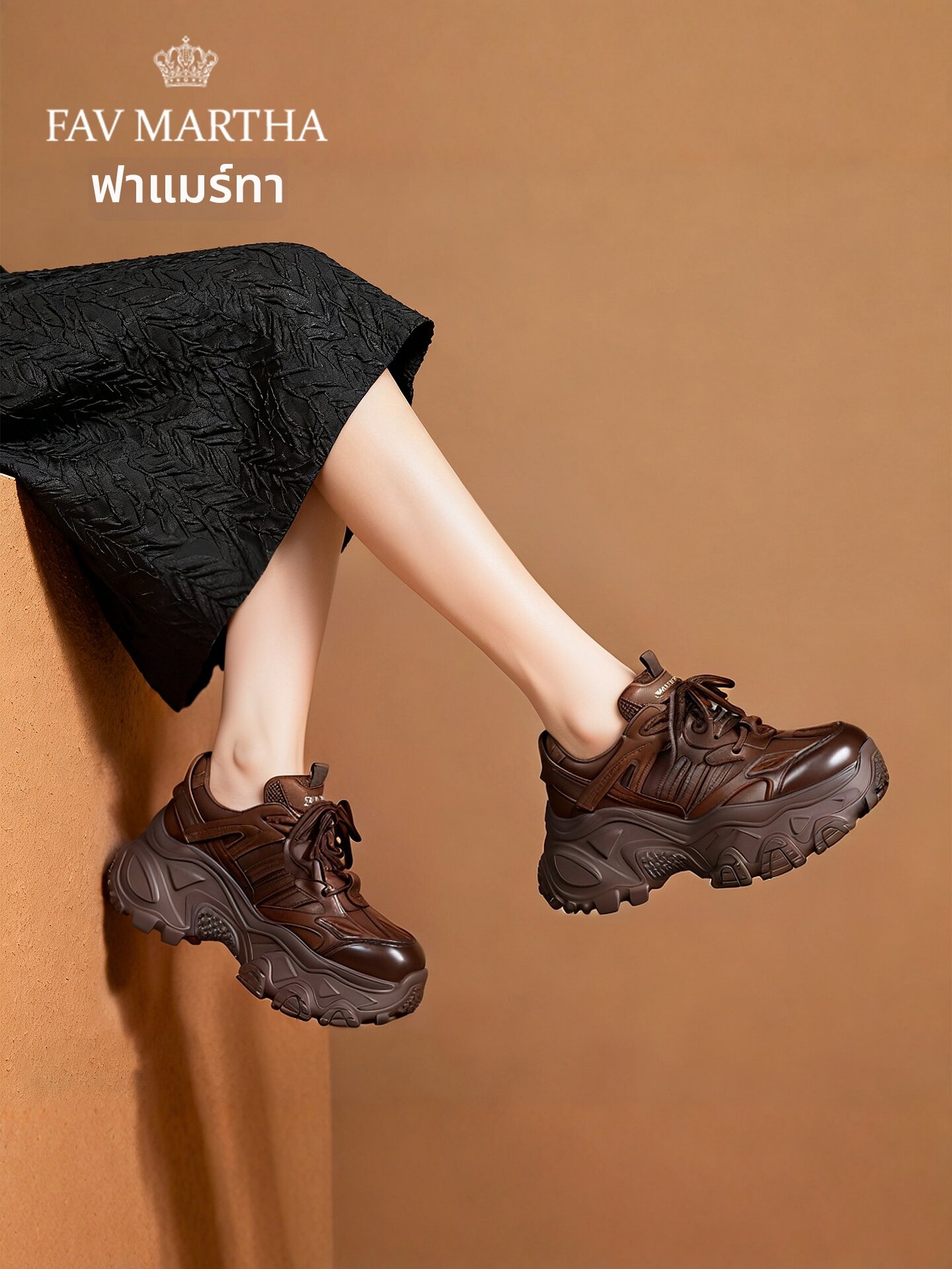 Height-Increasing Fashion Comfortable Dad Shoes Women ราคา 8,194 บาท*ส่งฟรี