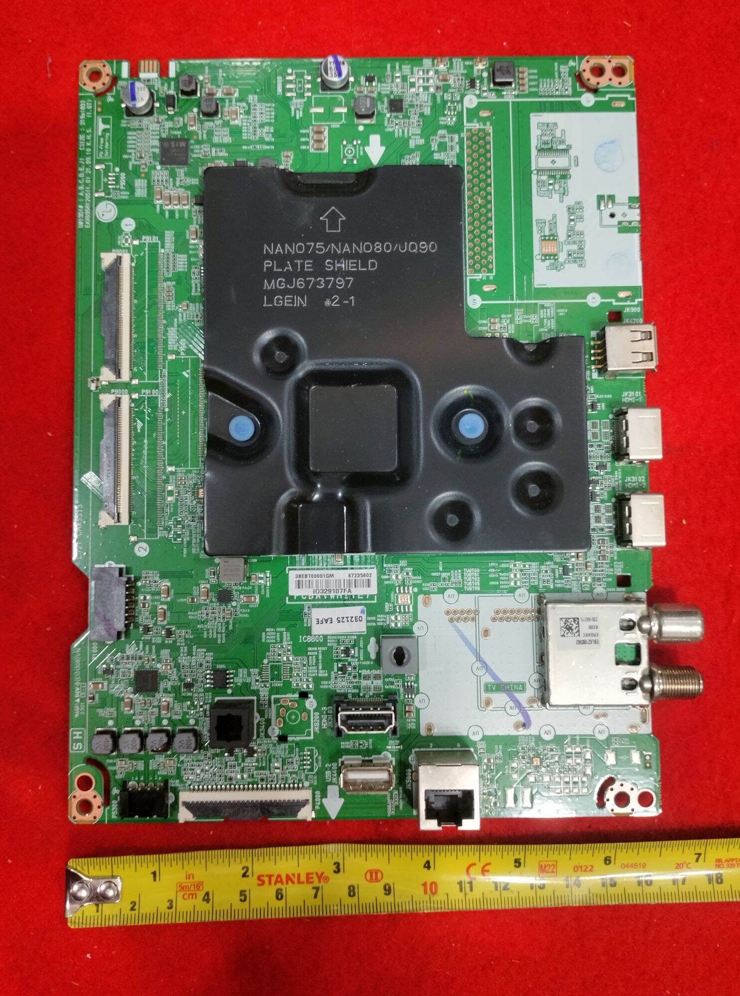 Lg 55 Inch Tv Motherboard, Model 55Uq8050Psb, Small Board, 60 Pins. ราคา 1,480 บาท*ส่งฟรี