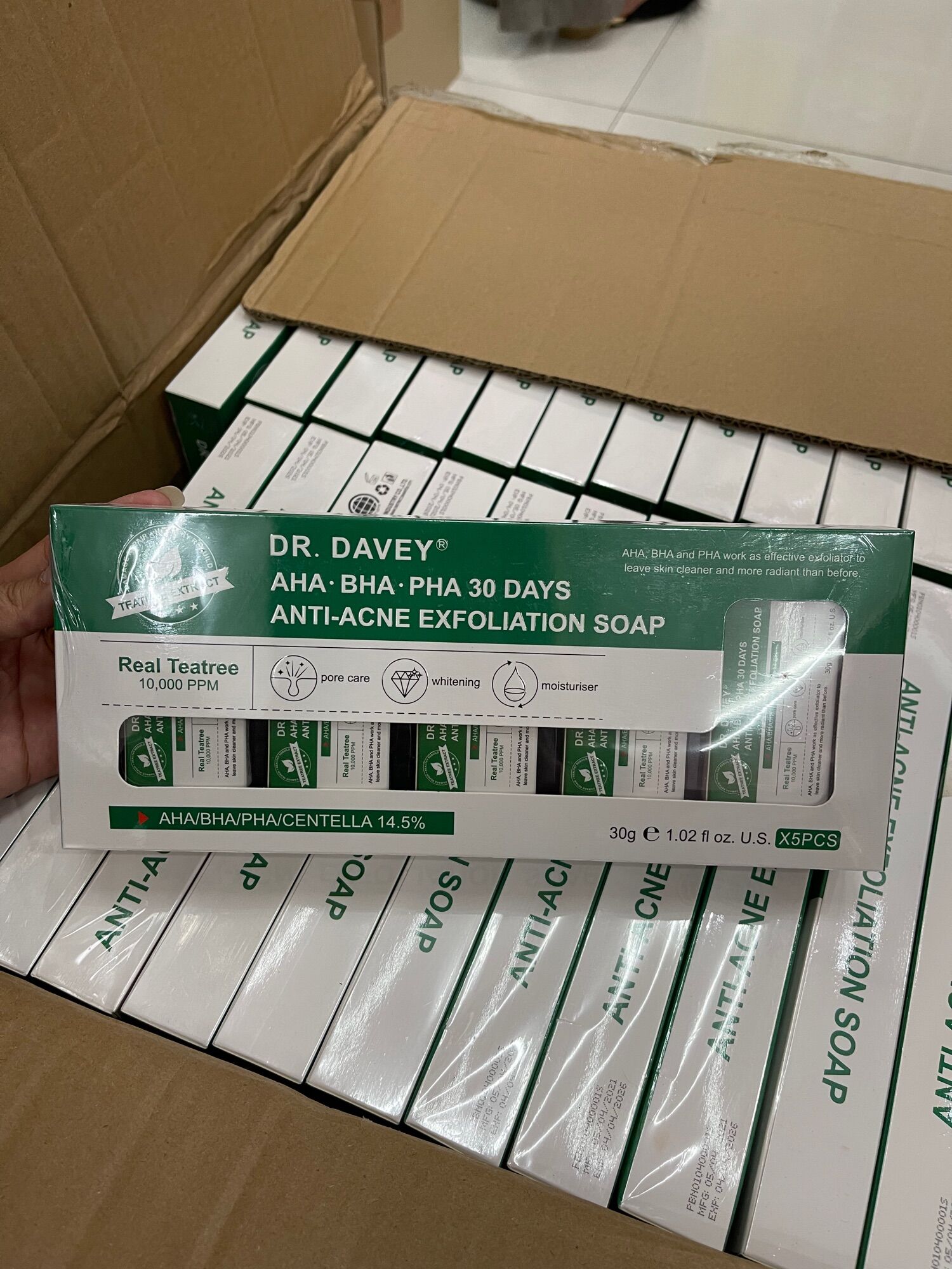 Dr.davey AHA BHA PHA 30days Soap 30g.x5pcs - Beauty Health08 - ThaiPick