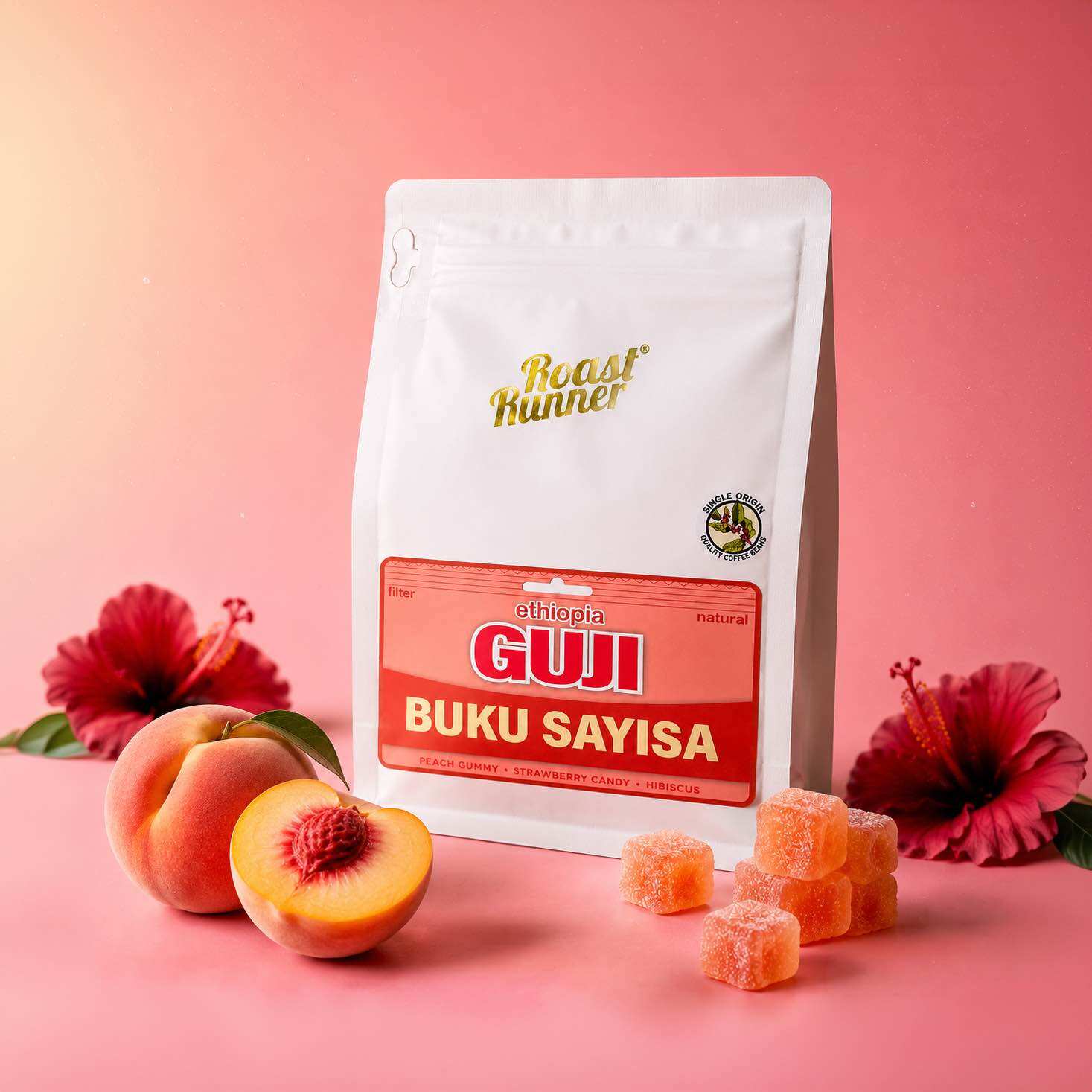 [New] Ethiopian Guji Buku Sayisa Natural Coffee Beans (Light Roast) ราคา 770 บาท*ส่งฟรี