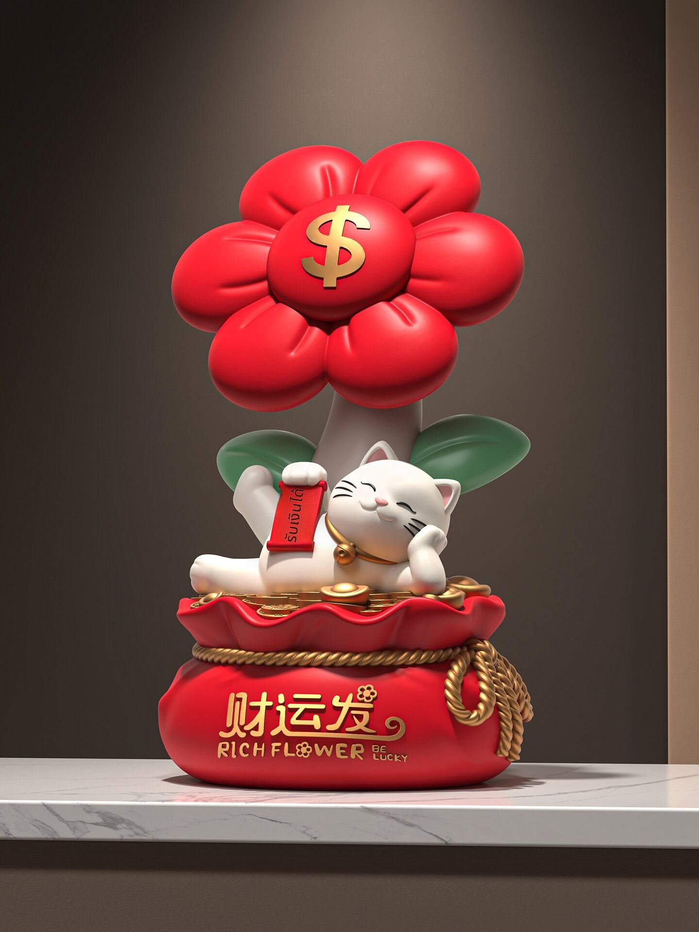 [RANCHUN | Luxury Prosperity Cat Ornament Decor,RANCHUN | Luxury Prosperity Cat Ornament Decor,] ราคา 3,184 บาท*ส่งฟรี