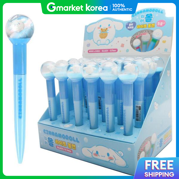 ชุดปากกามาร์คเกอร์ ปากกาเขียนงานคุณภาพ ART BOX Artbox /Sanrio Cinnamoroll Waterball Light ลูกลื่นเครื่องเขียน ชุด 24 ชิ้น ราคา 5,140 บาท*ส่งฟรี