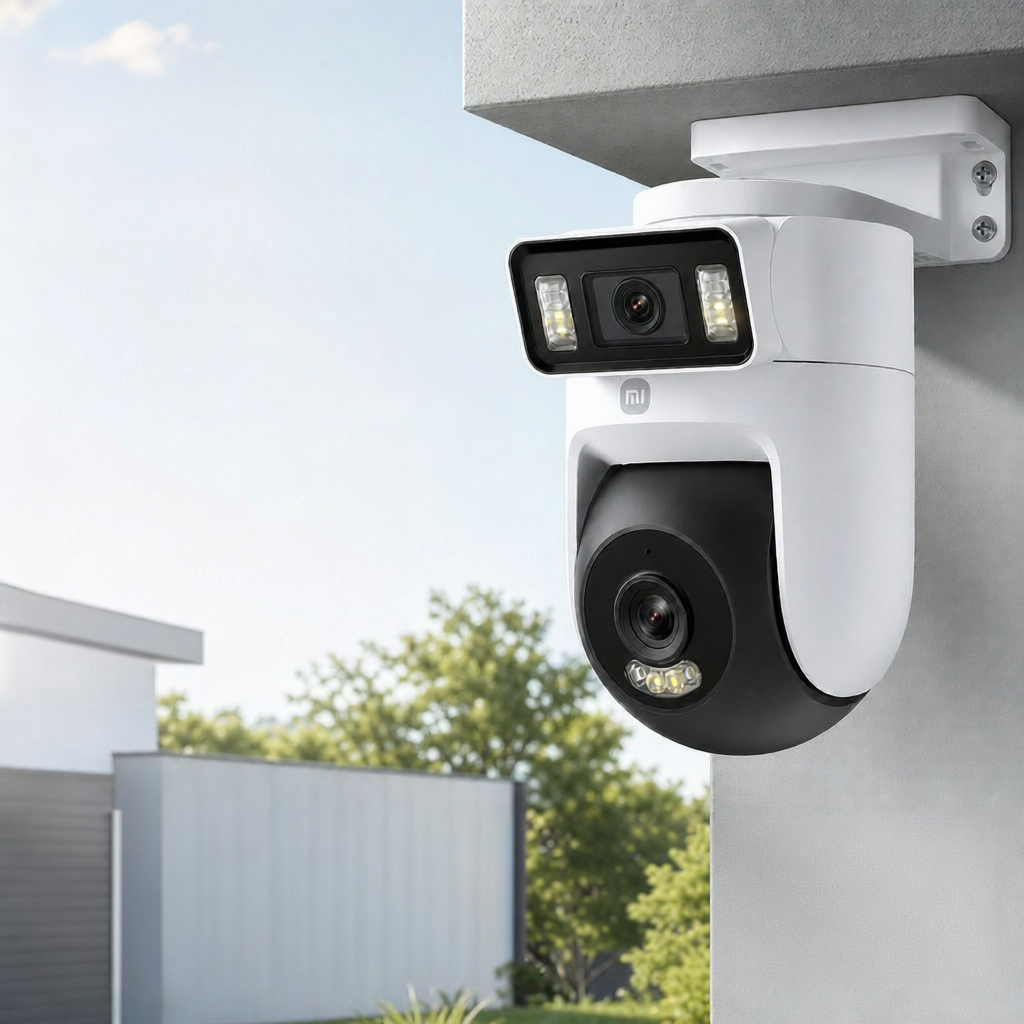 MIUI | Dual Camera 3K Ultra Clear Panoramic Outdoor Security Camera ราคา 5,432 บาท*ส่งฟรี