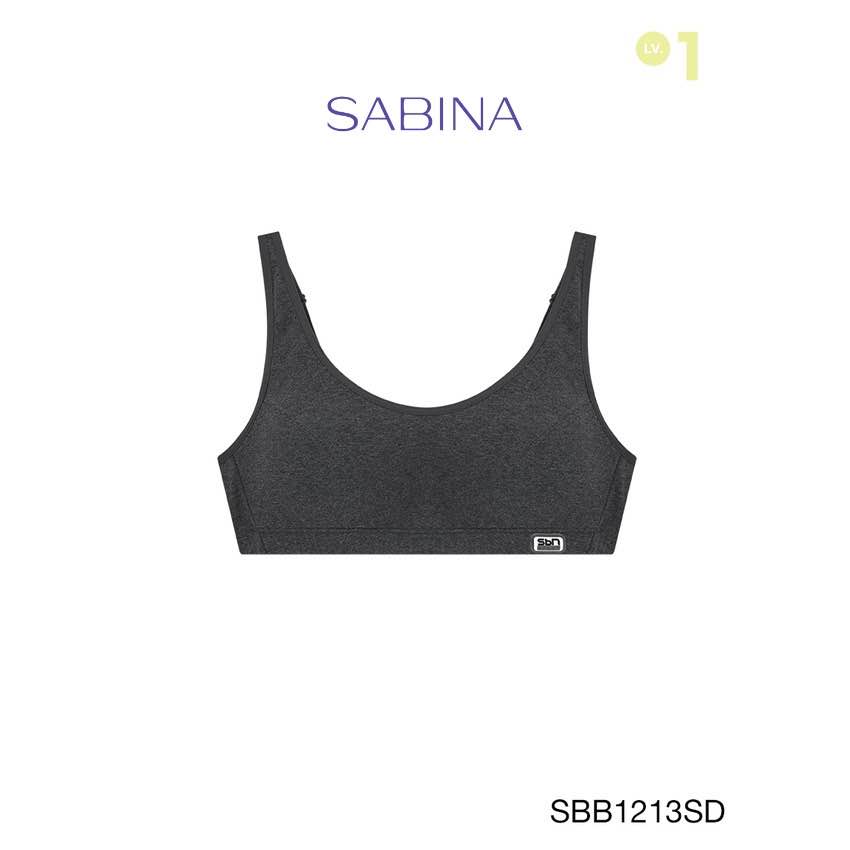 Sabina เสื้อชั้นใน รหัส SBB1213 สปอร์ตบรา Invisible Wire (ไม่มีโครง) รุ่น Sbn  Sport