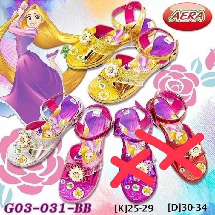 AERA รองเท้าแก้วรัดส้นเด็ก รุ่น BB G03-31 ไซส์ 25-34 - ยี่ห้อ aera ราคา 259 บาท*ส่งฟรี