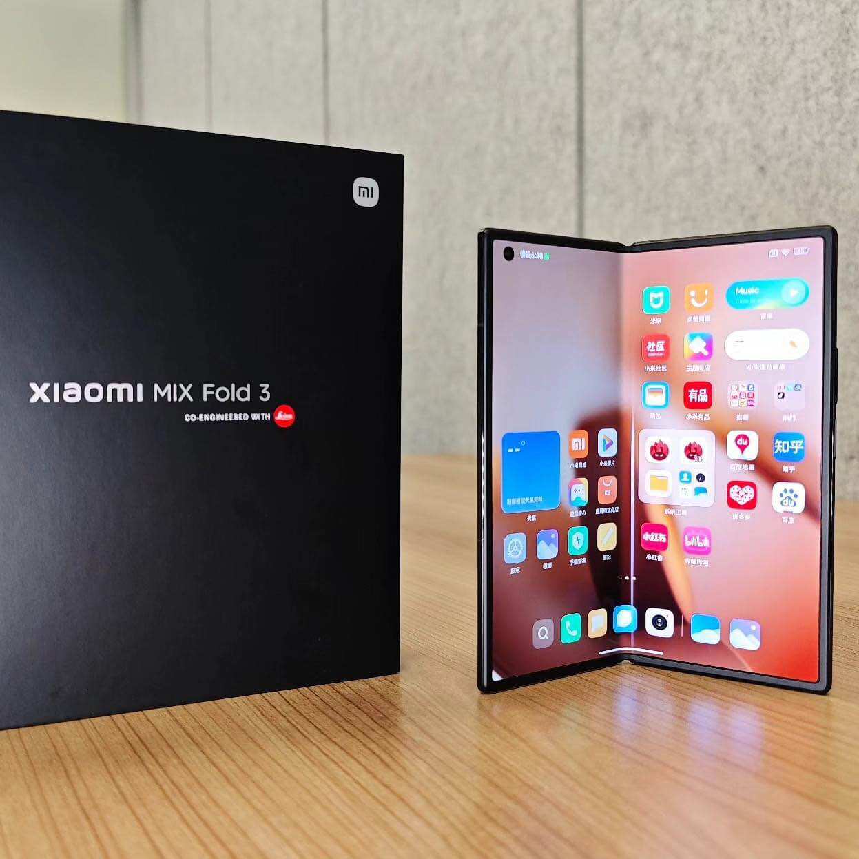 Xiaomi MIX FOLD 3 5G Snapdragon 8 Gen 2 Foldable Phone 120Hz 50MP Leica 16GB+1TB ราคา 14,000 บาท*ส่งฟรี