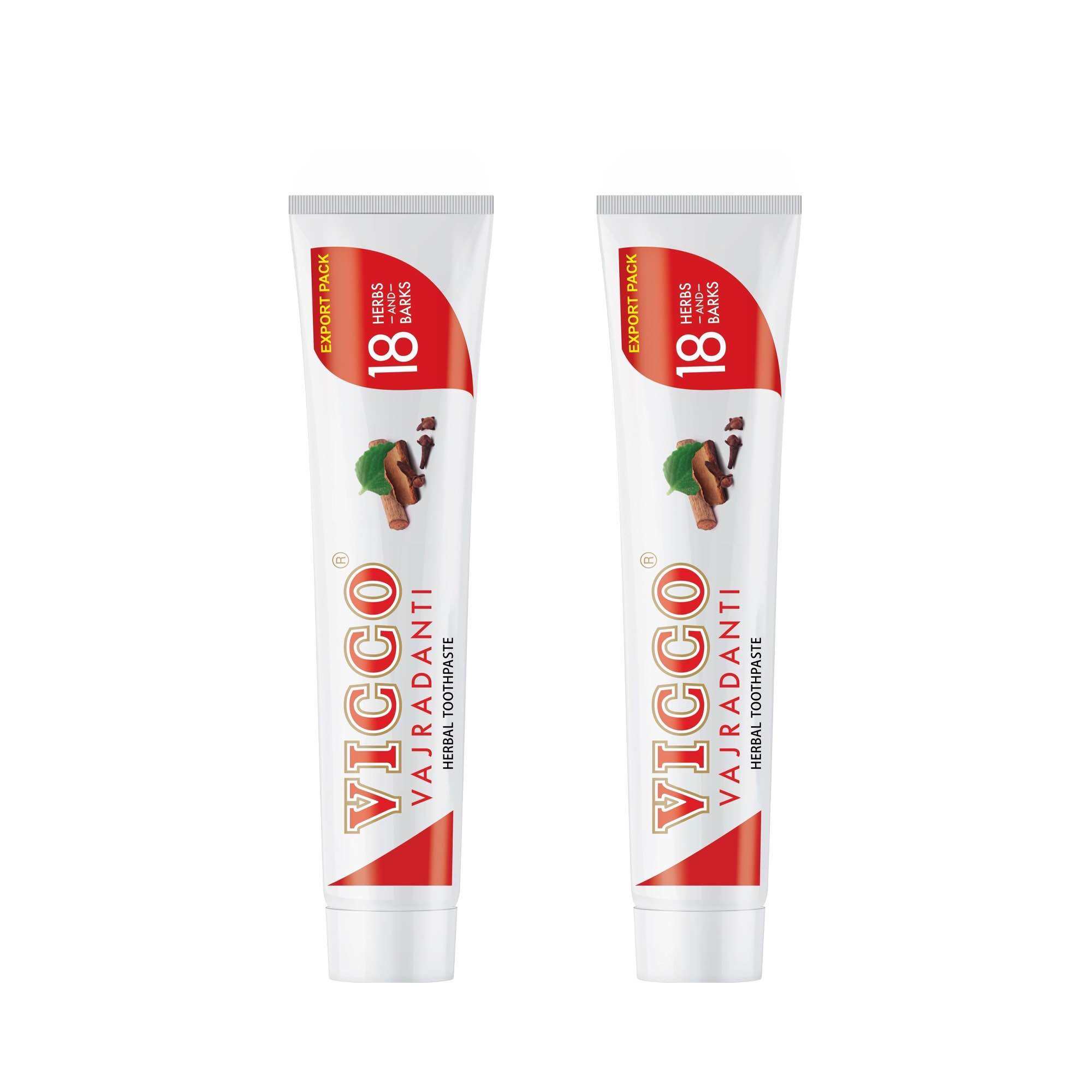 Vicco Herbal Toothpaste Original 200g Two Packs Th 0239