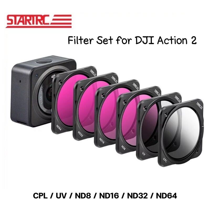 FREEWELL NV Filter DJI ACTION 2 [ Night Vision Filters ] [ FWOA2NV