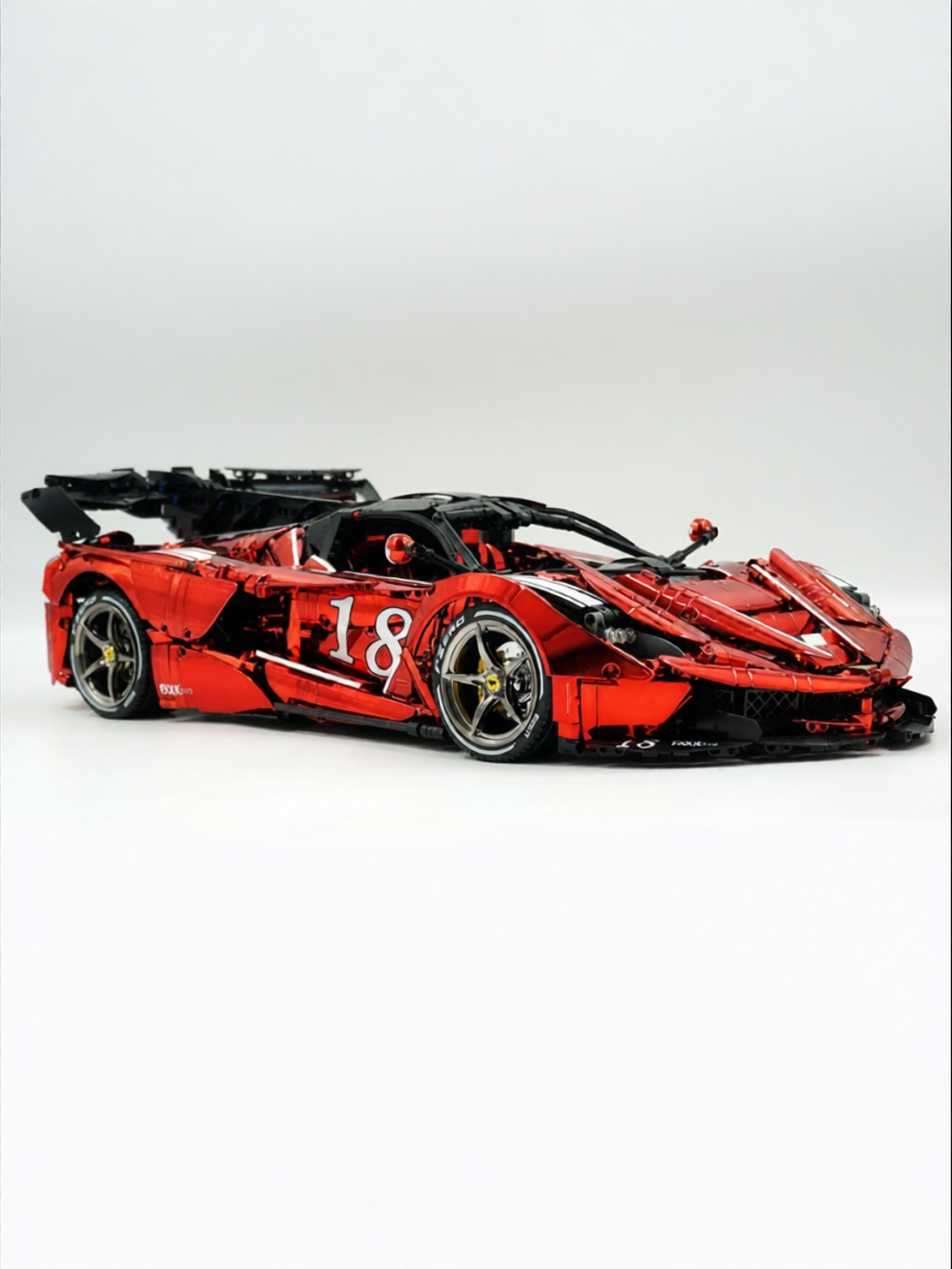CaDA | Customized Modified Electroplated Red Building Blocks Car ราคา 6,830 บาท*ส่งฟรี