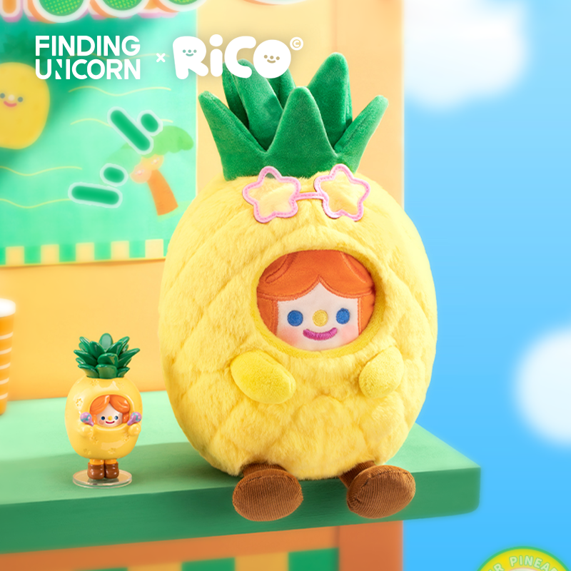 FINDING UNICORN RiCO Pineapple Plush Doll