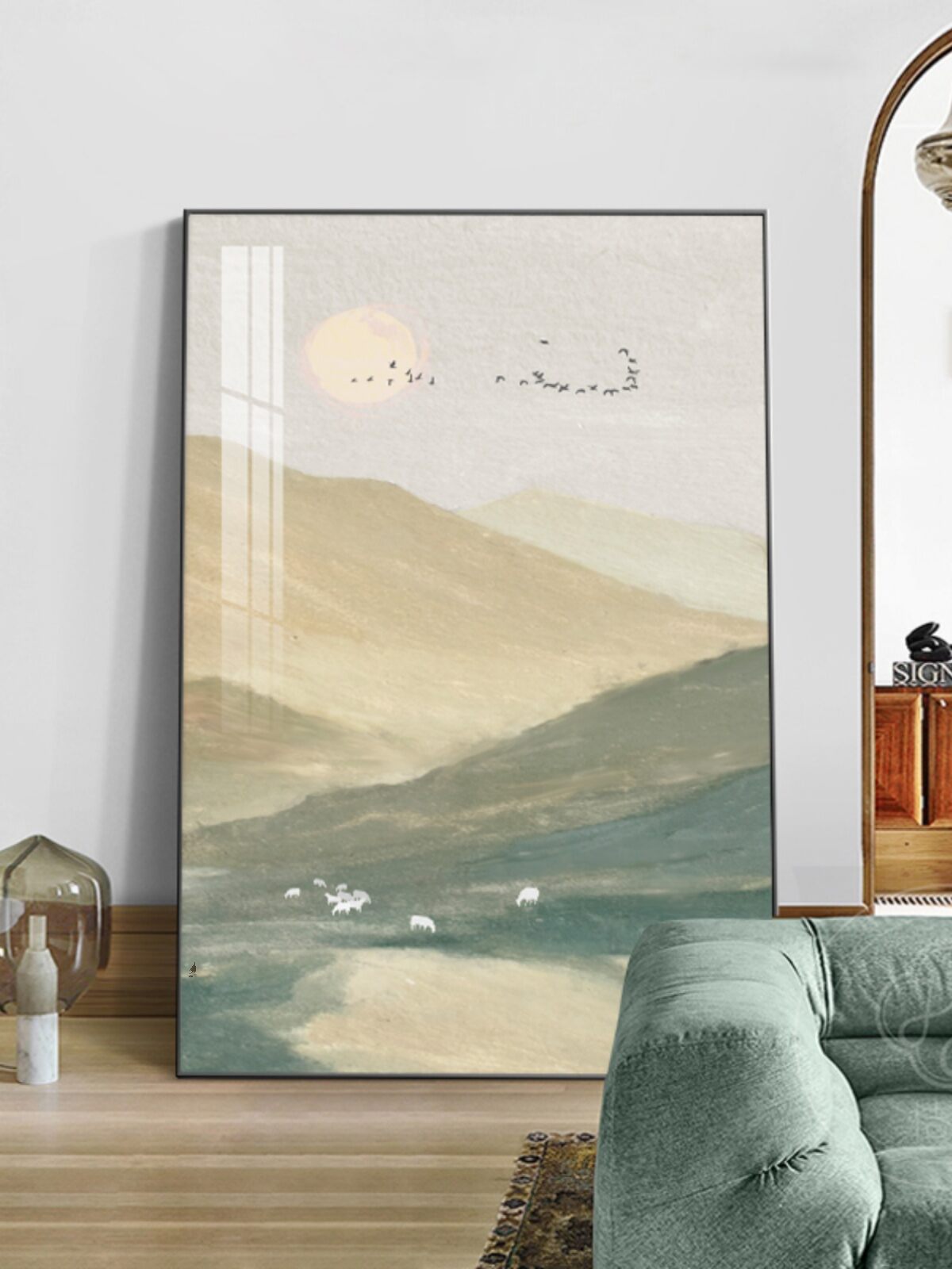 [JUYA | Modern Abstract Landscape Wall Art,JUYA | Modern Abstract Landscape Wall Art,] ราคา 2,346 บาท*ส่งฟรี