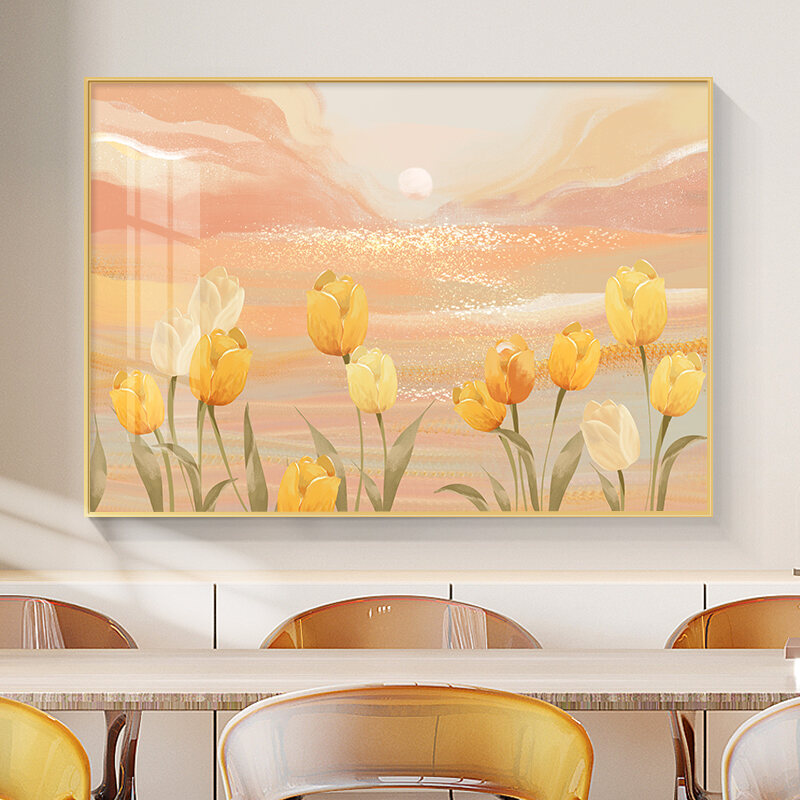 [XIANGTUYIN | Cure-themed Tulip Nordic Style Wall Art for Dining Room, Living Room, and Bedroom,XIANGTUYIN | Cure-themed Tulip Nordic Style Wall Art for Dining Room, Living Room, and Bedroom,] ราคา 1,559 บาท*ส่งฟรี