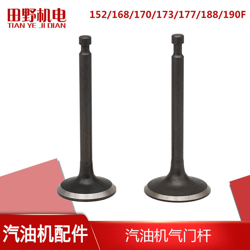 Gasoline Generator Pump Parts Micro Tillage Machine 168/170F Intake Exhaust Valves Domestic Water Pump Valve Rod Cylinder Head ราคา 201 บาท*ส่งฟรี
