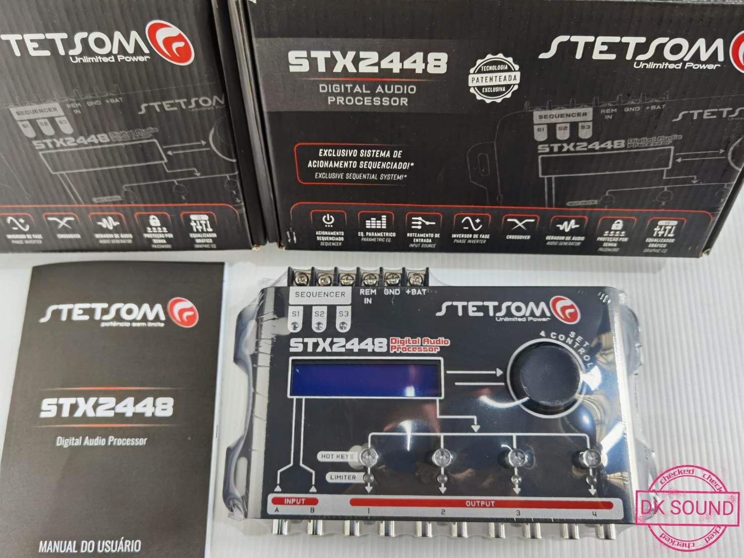 STETSOM STX2448 Digital Audio​ Processor เครื่องเสียงรถยนต์​ DSP