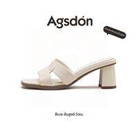 Agsdon | รองเท้าแตะส้นเตี้ยแฟชั่นใหม่ฤดูร้อน