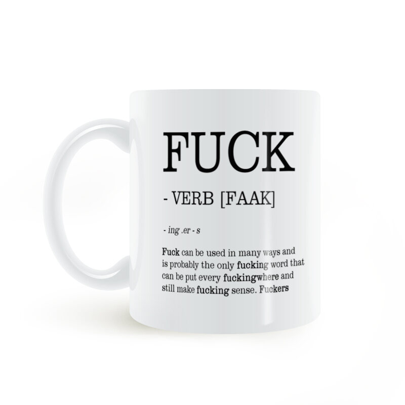 แก้วมัคคำศัพท์ภาษาอังกฤษ faak Word verb Definition MUG แก้วน้ำมีอารมณ์