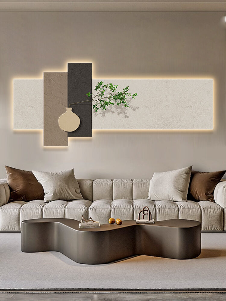 [XIANGTUYIN | Chic Minimalist Wall Art with LED Lights,XIANGTUYIN | Chic Minimalist Wall Art with LED Lights,] ราคา 3,145 บาท*ส่งฟรี