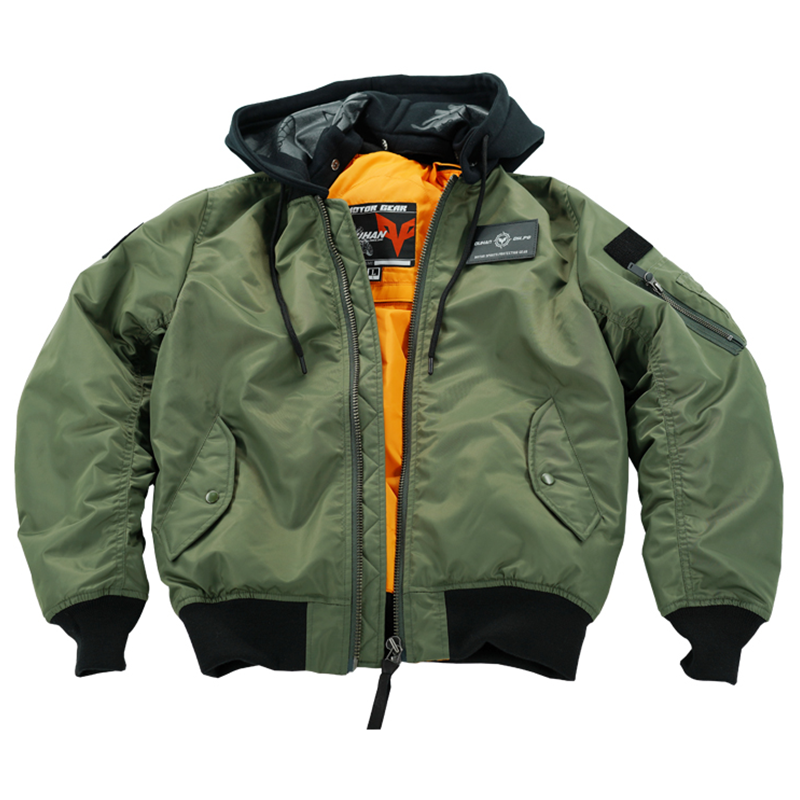 DUHAN | Duhuan Men's Motorcycle Riding Suit Pilot Jacket Winter Warmth Anti-fall Rider Gear Racing Suit Polyester Commuting Travel ราคา 4,487 บาท*ส่งฟรี