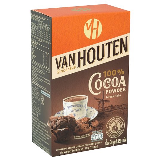 ผงโกโก้ Van Houten Cocoa powder กล่องใหญ่ ขนาด 350g.