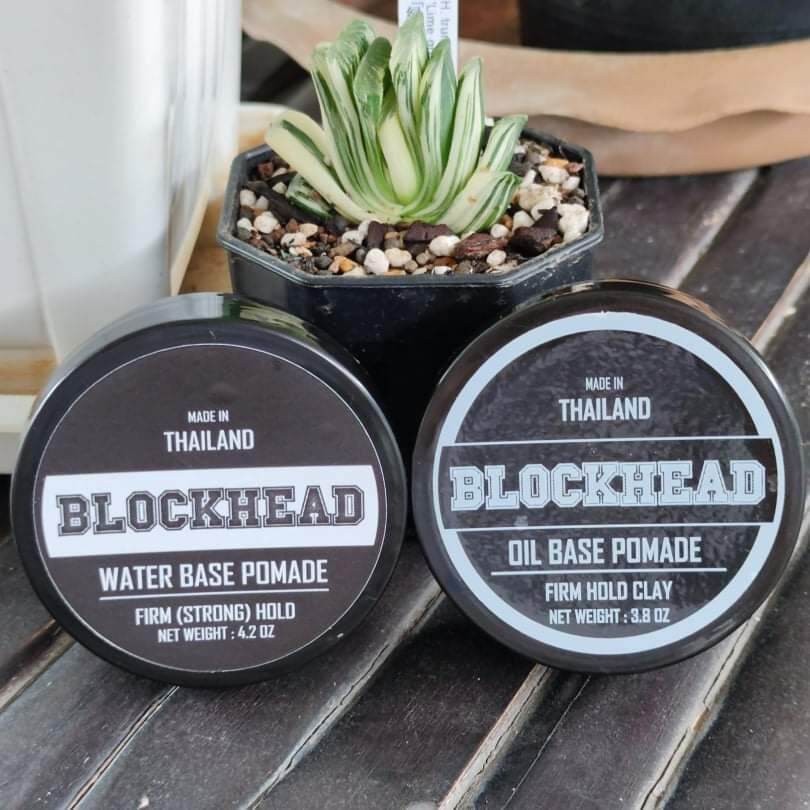 Blockhead Pomade สูตร water based กระปุกเล็ก 2.2 oz Blockhead Pomade