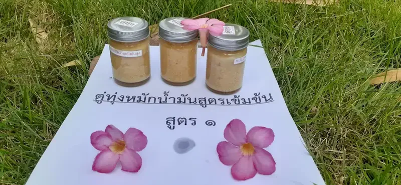 ภาพสินค้าดู่ทุ่ง สมุนไพรดู่ทุ่งหมักน้ำมันคุณจักรกฤษ สูตร1(สูตรเข้มข้น/ใช้ทา) จากร้าน จักรกฤษดู่ทุ่ง บน Lazada ภาพที่ 2