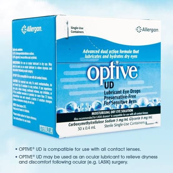 Optive UD น้ำ-ตา เทีย ออฟ ทีพ 30 หลอด หมดอายุ 2565