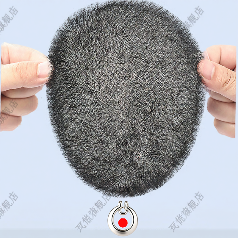 ผลิตภัณฑ์ความงามและการดูแลผิว KEQIAO | Invisible Hair Topper for Men Short Bald Cap