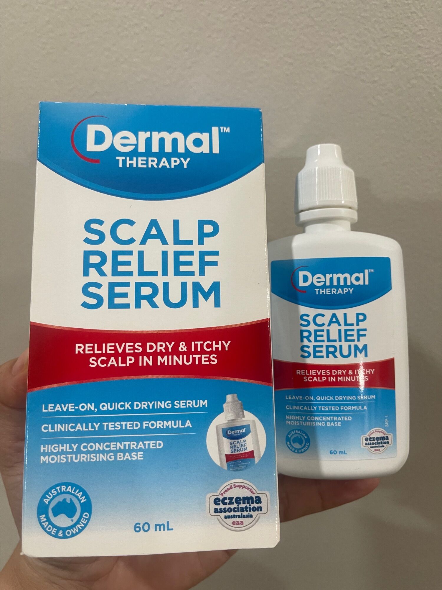 DERMAL THERAPY SCALP RELIEF SERUM 60ML [RELIEVES DRY , ITCHY SCALP] ราคา 990 บาท*ส่งฟรี