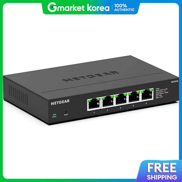 Netgear | Netgear Ms305E Multi-Gigabit Smart Switching Hub / 5-Port / 2.s / Desktop ราคา 13,657 บาท*ส่งฟรี