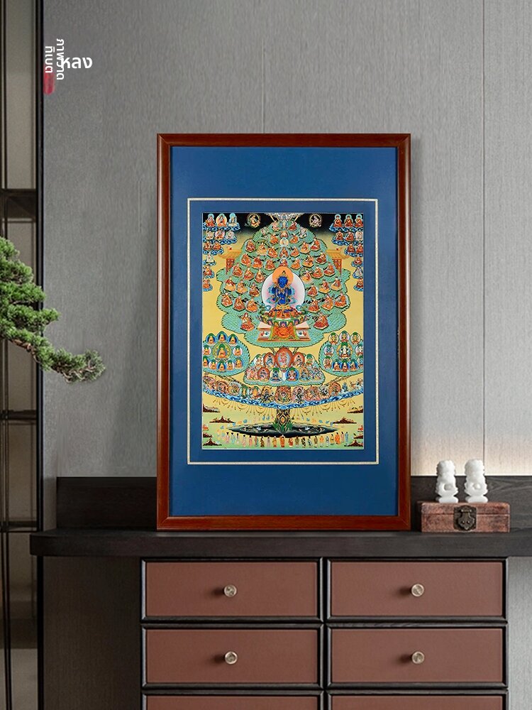 [CHUANGLONG | Tangka Thangka with Mineral Pigments Decorative Painting,CHUANGLONG | Tangka Thangka with Mineral Pigments Decorative Painting,] ราคา 3,086 บาท*ส่งฟรี