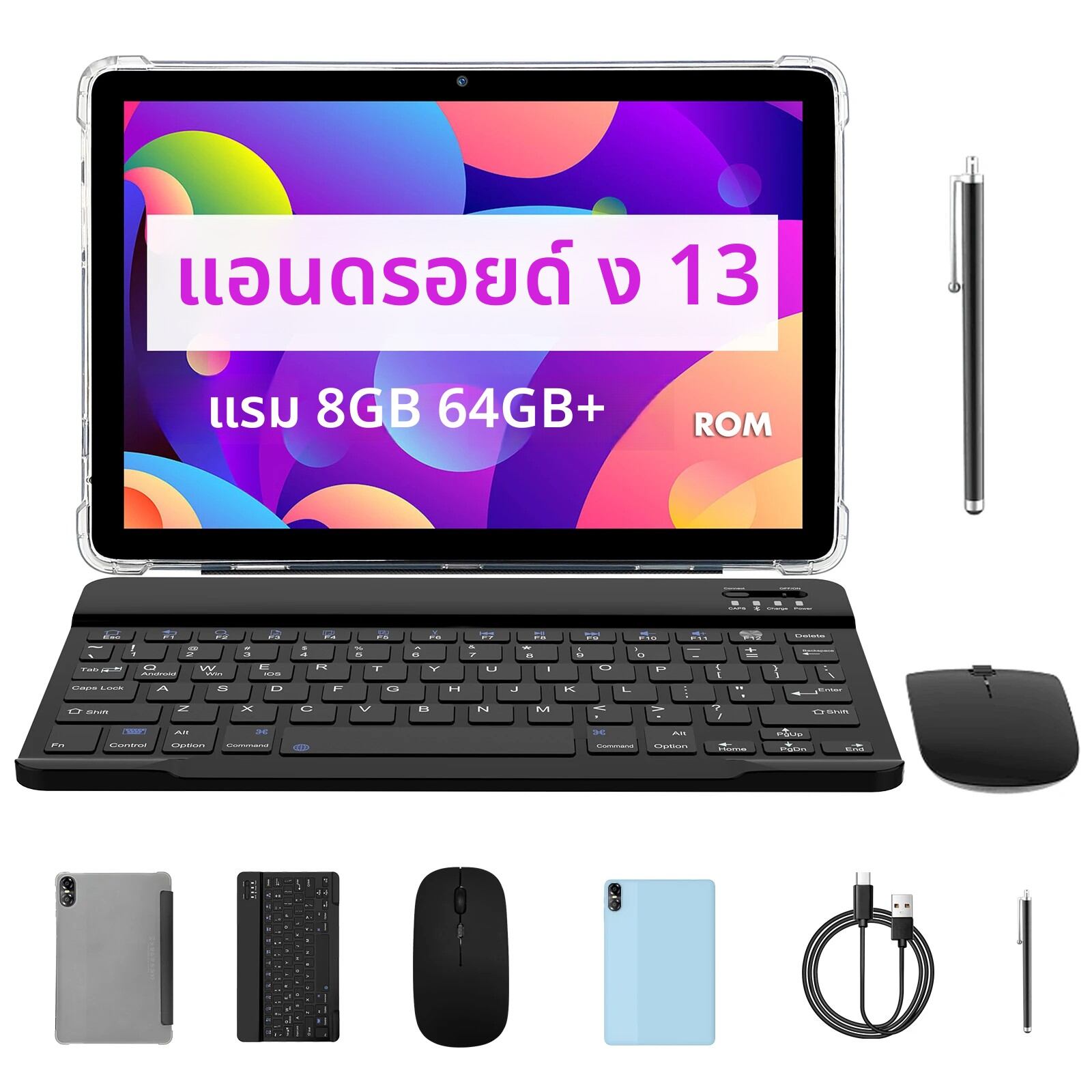 PRITOM TOUCH 10 Plus แท็บเล็ต Android 13 ขนาด 10 นิ้ว, 8(4+4)GB+64GB ขยาย 1TB, WiFi 6, ลําโพง Dual Box, BT5.0, Google GMS, 2.0GHz ราคา 2,622 บาท*ส่งฟรี